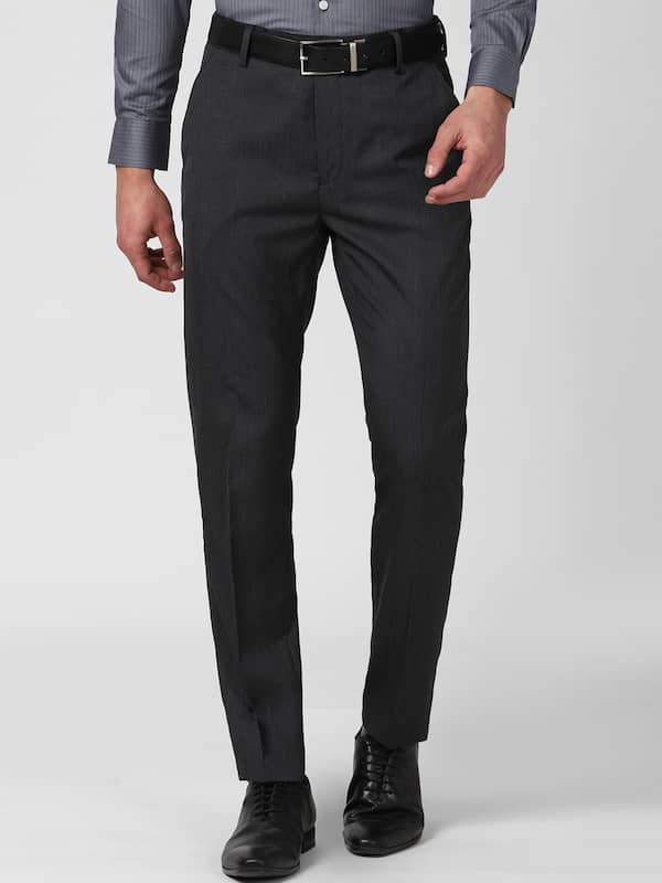 Peter England Smart Fit Trousers - Buy Peter England Smart Fit Trousers  online in India
