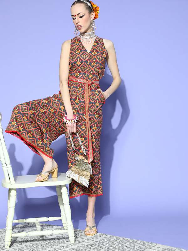 Ethnic jumpsuit myntra clearance