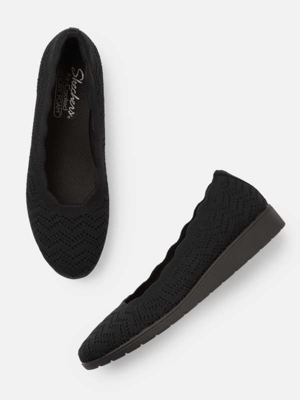 Skechers black sales ballerina shoes