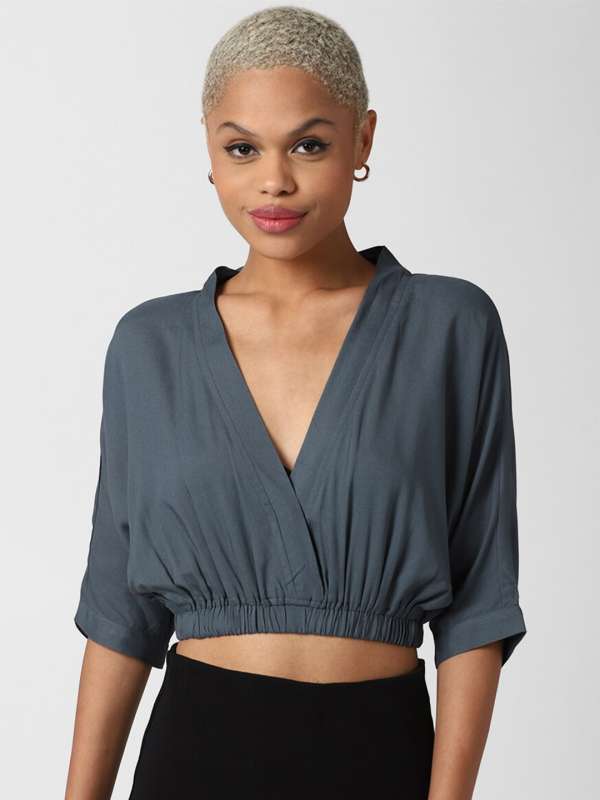 Forever 21 sales wrap crop top