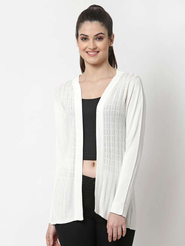 Summer White Shrug Buy Summer White Shrug online in India