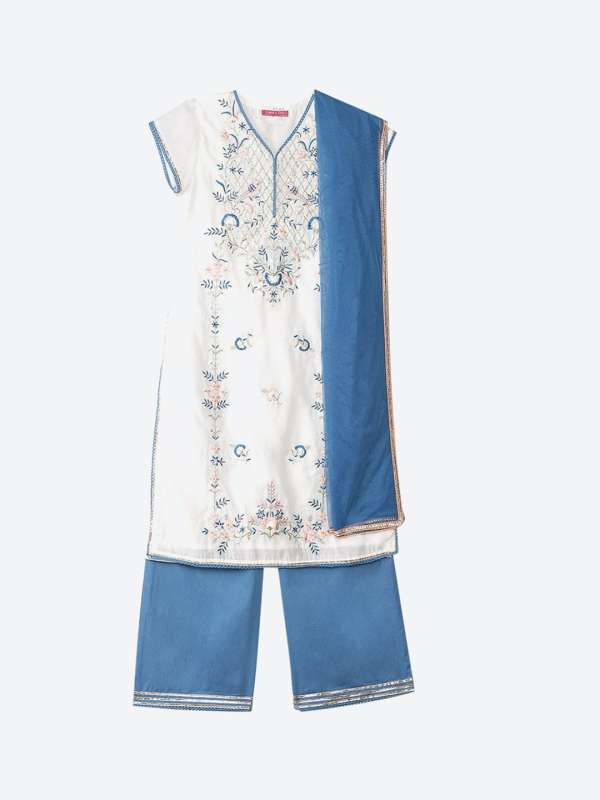 Biba white kurtis top
