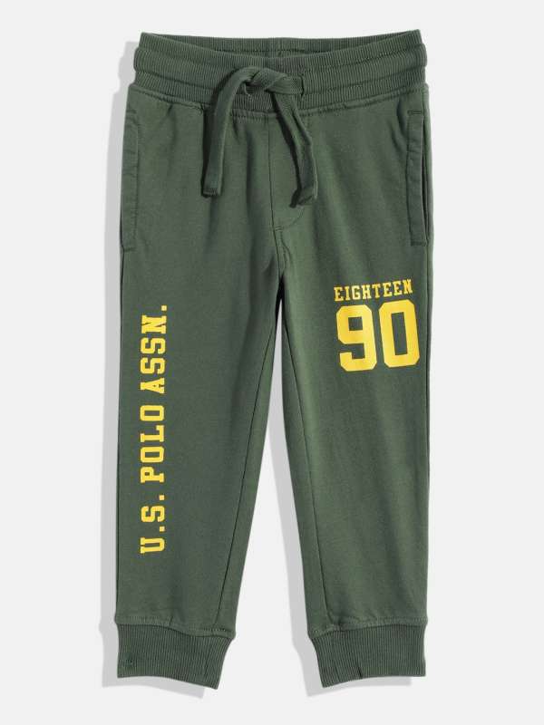 Buy online Green Polyester Joggers Track Pant from Sports Wear for Men by U.s.  Polo Assn. for ₹1959 at 30% off