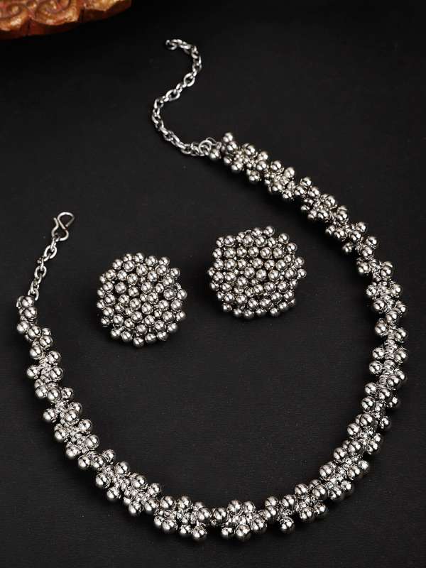 Oxidised jewellery myntra 2025
