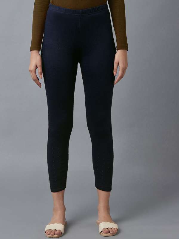 Mid Waist Ladies Navy Blue Organic Cotton Tights, Skin Fit at Rs 1750 in  Tiruppur