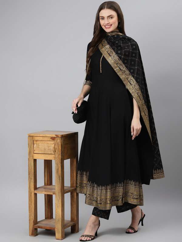 Black Salwar Suit  Buy Black Salwar Suit online in India