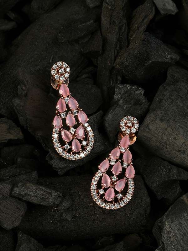 Light pink earrings online new arrivals
