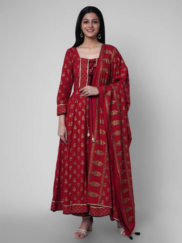 Women To Churidar Salwar Suit Kurtas - Buy Women To Churidar Salwar Suit  Kurtas online in India