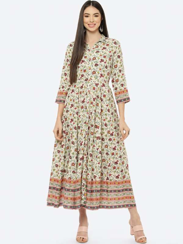 Myntra maxi kurti deals