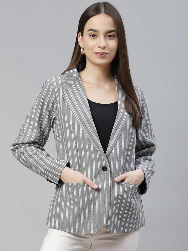 Women Cotton Blazers Buy Women Cotton Blazers online in India