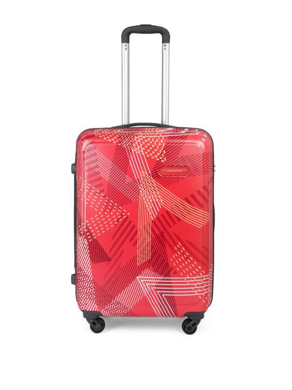 VIP Aristocrat Polycarbonate SERA Set of 3 Pieces Small Medium and Large  4Wheels Unisex Hardsided Luggage Bright RED  Amazonin Fashion