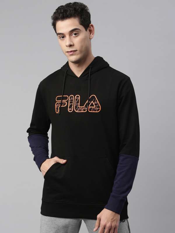 Fila men's deals black hoodie