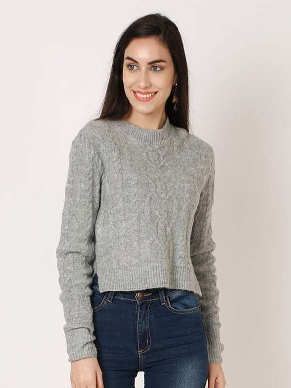 purple crew neck jumper