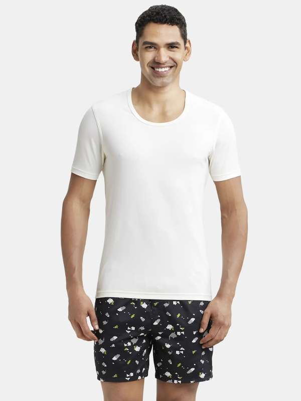 Jockey white shorts store