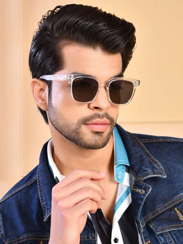 Mens deals white sunglasses