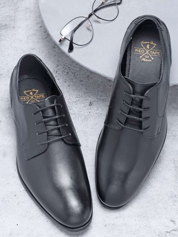red tape shoes formal black