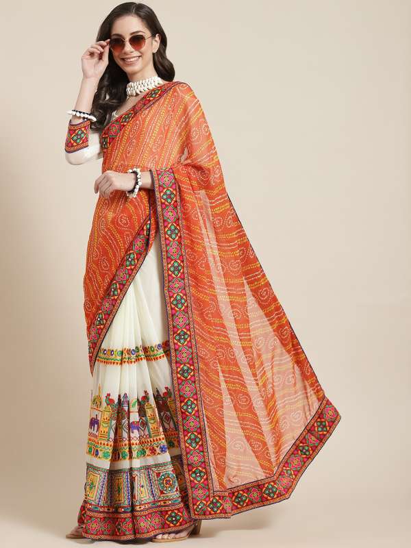 Half saree online myntra sale