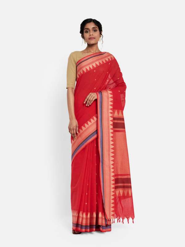 Fabindia Sarees Buy Fabindia Sarees Online at Best Price Myntra