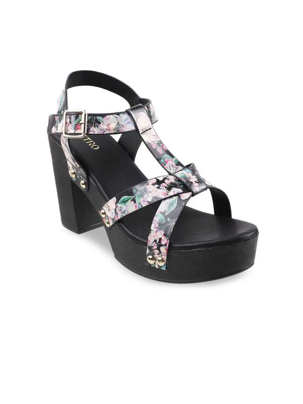 Floral Sandals Heels Buy Floral Sandals Heels online in India