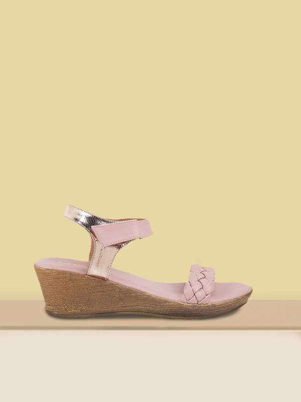 Metro solid sales peach sandals