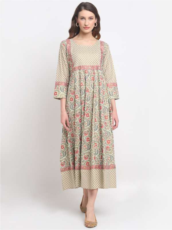 Myntra maxi deals kurti