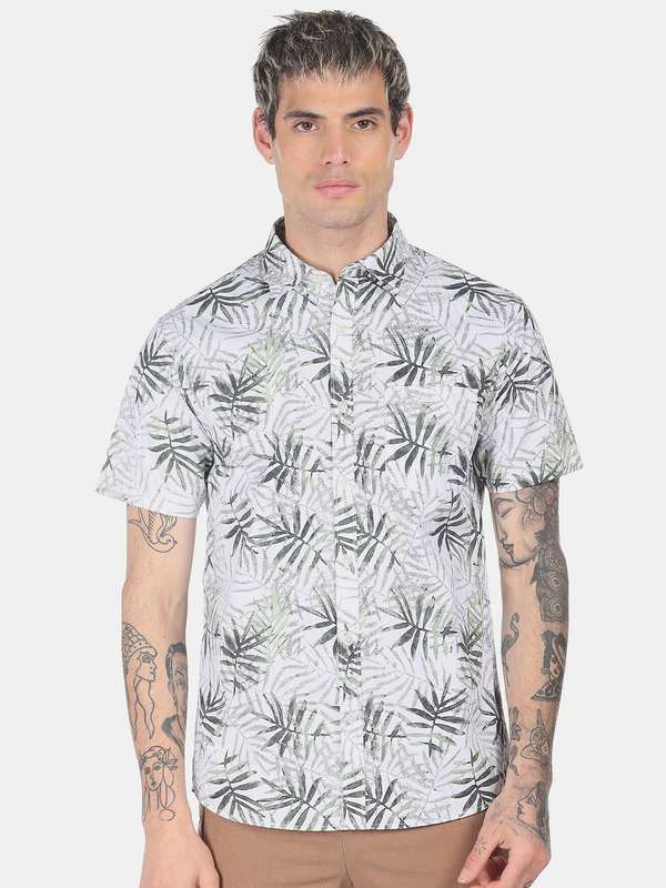 Hawaiian shirts myntra clearance