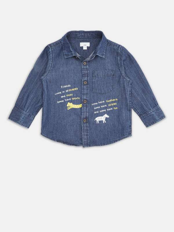 Pantaloons hotsell denim shirt
