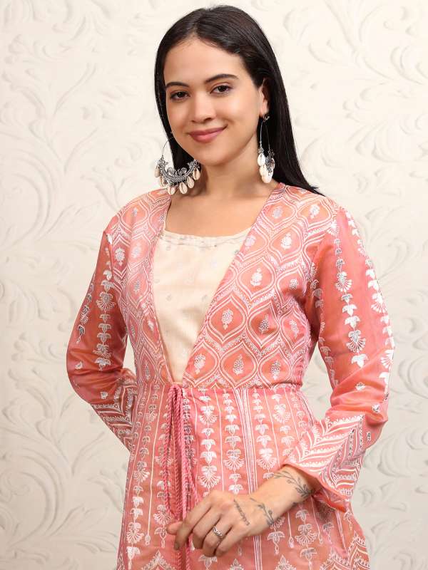 Ethnic dress with jacket clearance