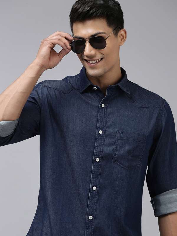 Dark wash chambray shirt Clearance