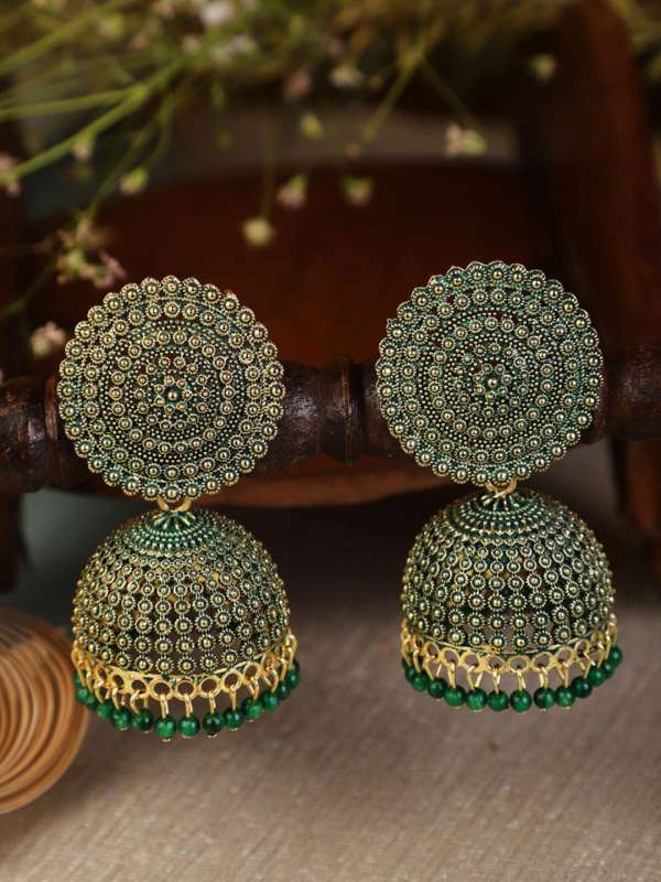 Jhumka green online