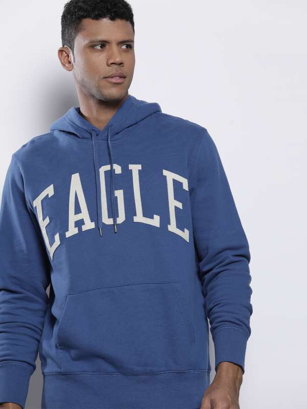 Eagle Blue Hooded Sweatshirt Buy Eagle Blue Hooded Sweatshirt