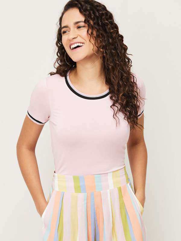 Knitted top tops myntra