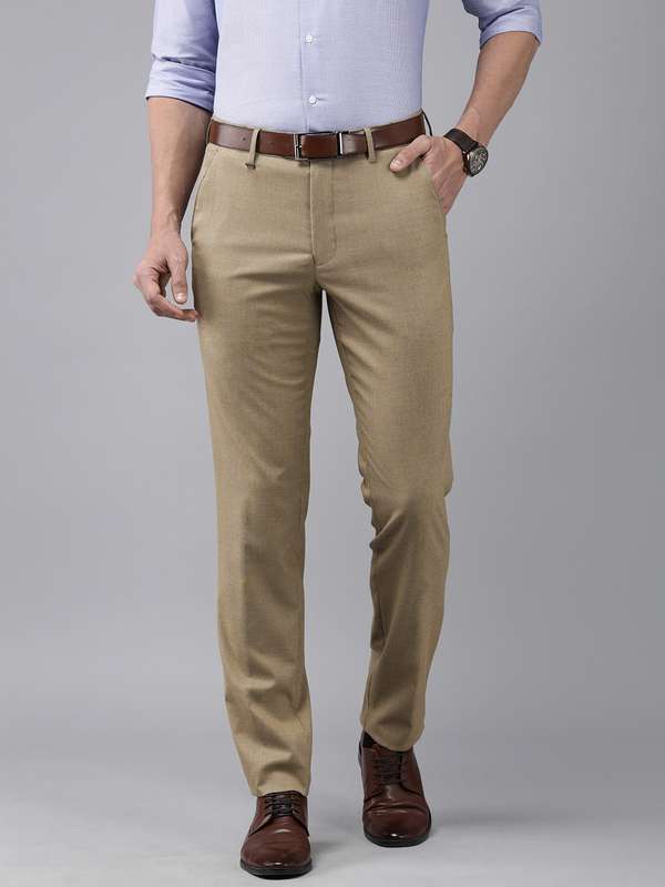 Khaki formal trousers Outlet