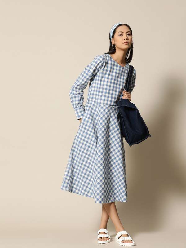 Linen cotton top blend dresses