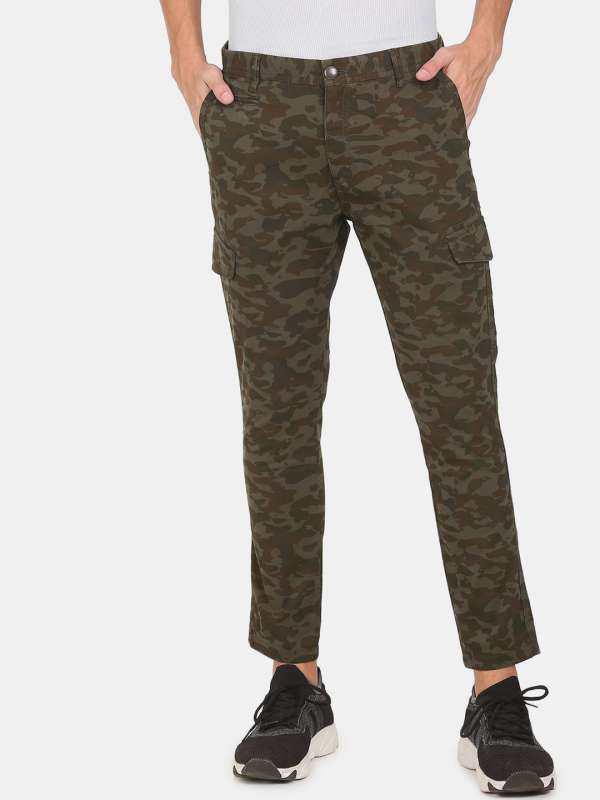 Buy Olive Trousers & Pants for Men by U.S. Polo Assn. Online