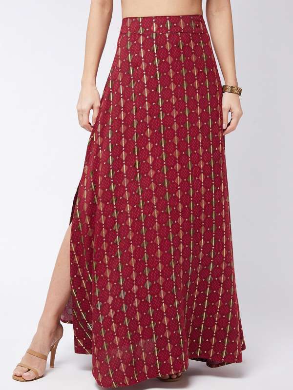 Maxi top skirt myntra