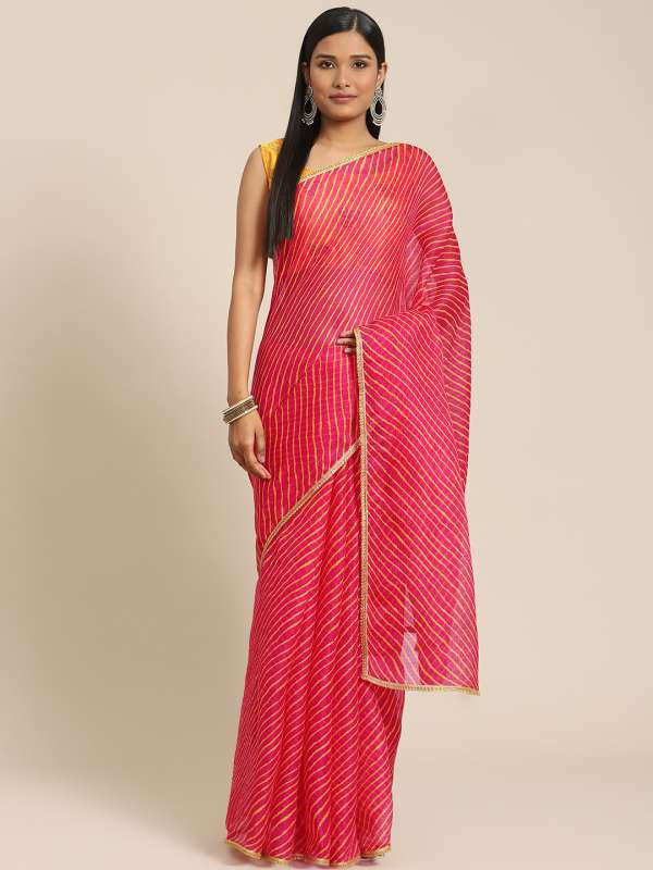 Gota Printed Saree Buy Gota Printed Saree online in India