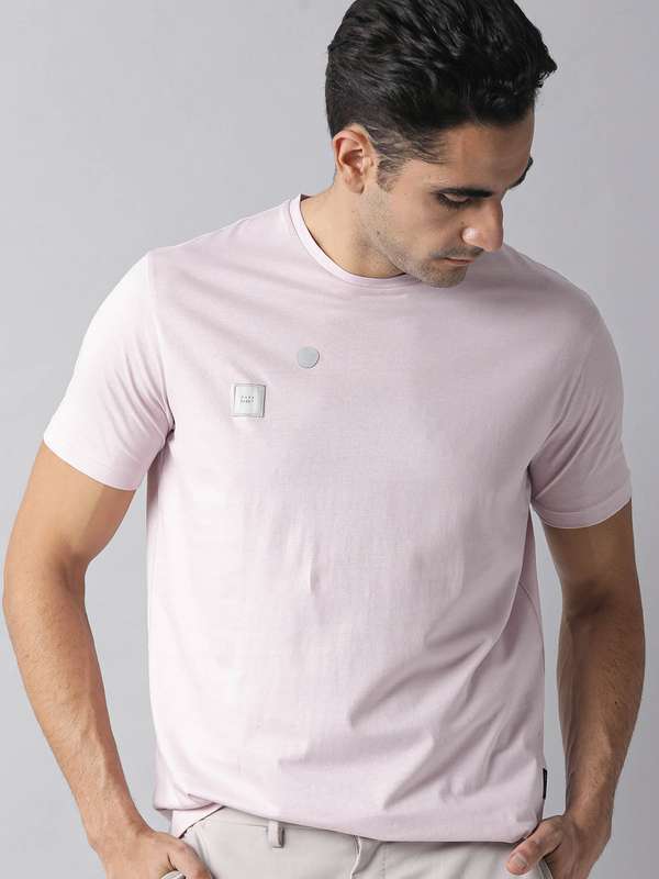Rare Rabbit Pink Solid T Shirt 