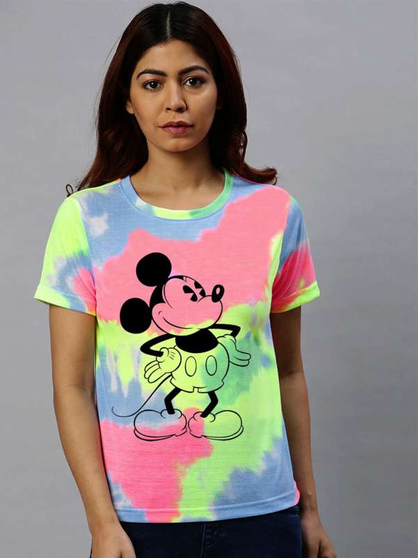 Mickey mouse t shirt womens india deals