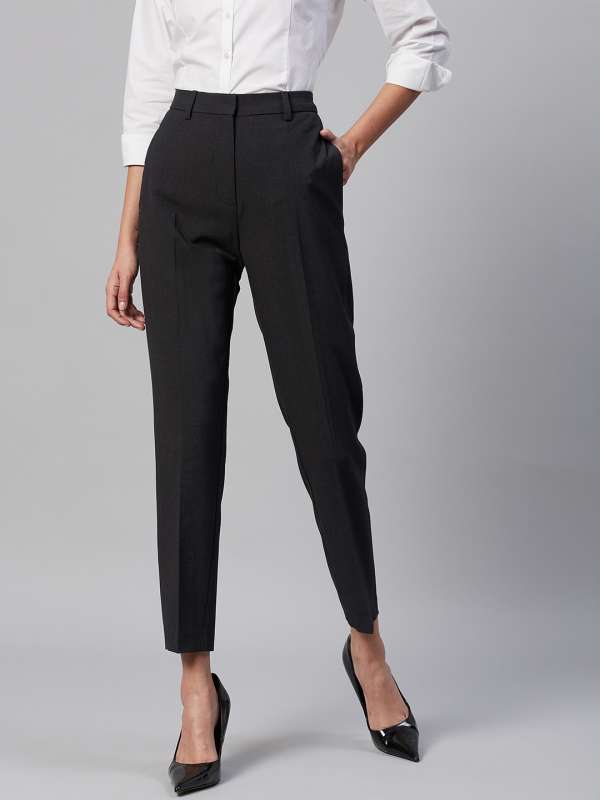 Side Stripe Tapered Leg Cigarette Trousers  MS Collection  MS