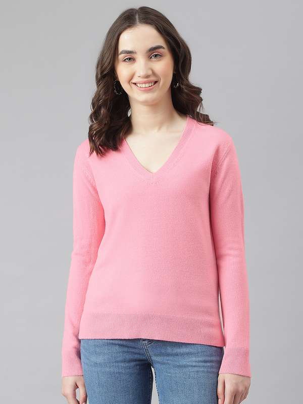 marks and spencer ladies v neck jumpers