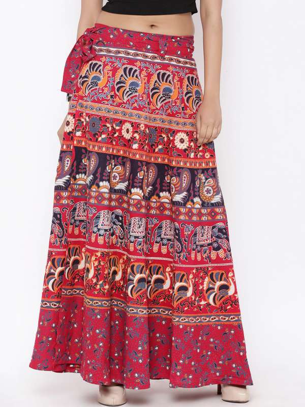 Ethnic skirts myntra outlet