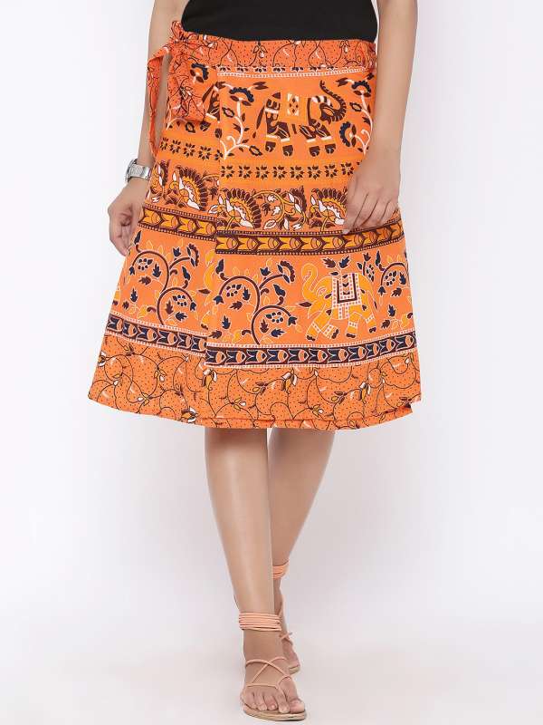wrap around ladies skirts