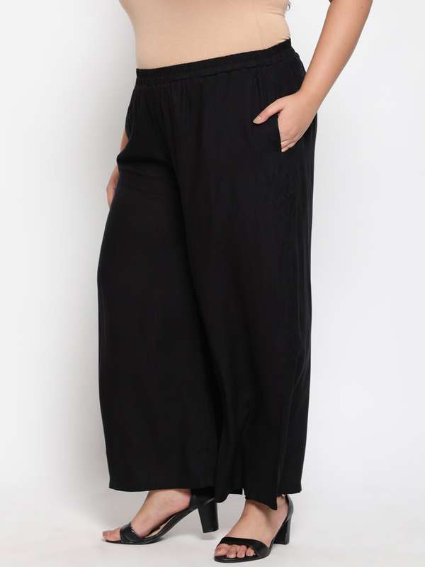 Black Printed Liva Palazzo 1995465.html 