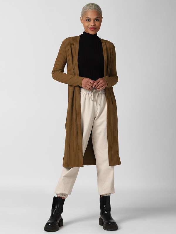 Women Brown S Shrug - Buy Women Brown S 