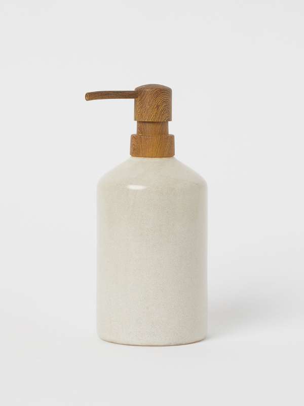Buy White 300 ml Ceramic Liquid Soap Dispenser by Kookee at 20% OFF by  Kookee