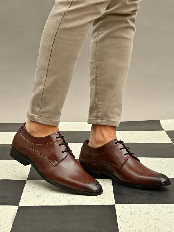 Burgundy Formal Shoes Buy Burgundy Formal Shoes online in India