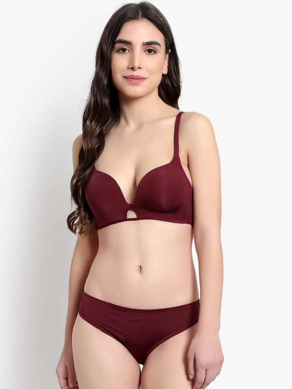 Maroon Women Lingerie Set Buy Maroon Women Lingerie Set Online In India