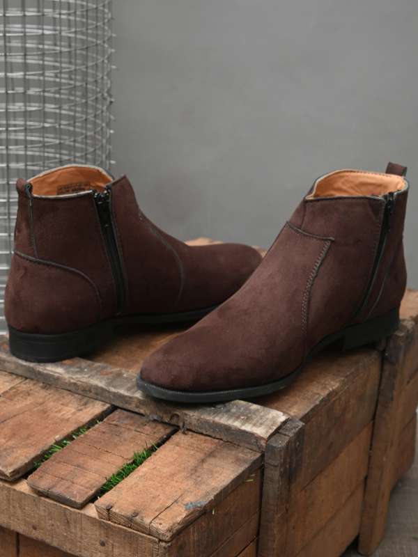 Zipper shoes mens online india on sale