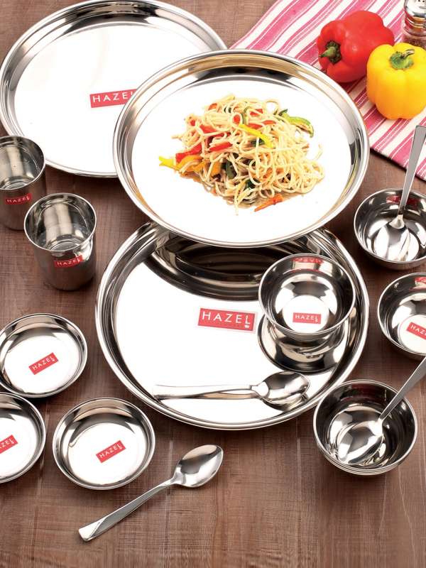 Steel dinner new arrivals set online